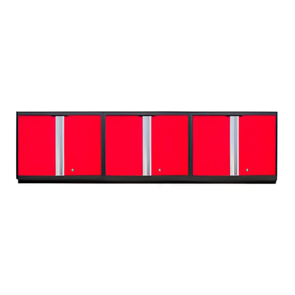 NewAge Garage Cabinets 3 x PRO Series Red Wall Cabinets-52200-3-Garage Giant