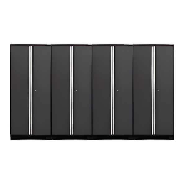 NewAge Garage Cabinets 4 x PRO Series Grey Multi-Use Lockers-52005-4-Garage Giant