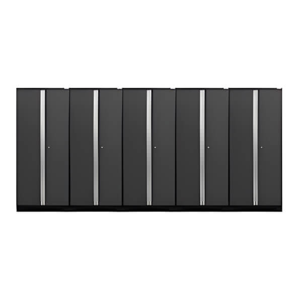 NewAge Garage Cabinets 5 x PRO Series Grey Multi-Use Lockers-52005-5-Garage Giant