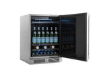 NewAge Outdoor Kitchens Aluminum 4-Piece Cabinet Set with 3-Drawer, Bar, Grill Cabinet and Fridge-66535-Garage Giant 