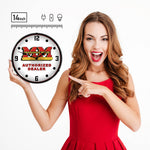 Collectable Sign and Clock Minneapolis Moline Backlit Wall Clock-1404501-Garage Giant 