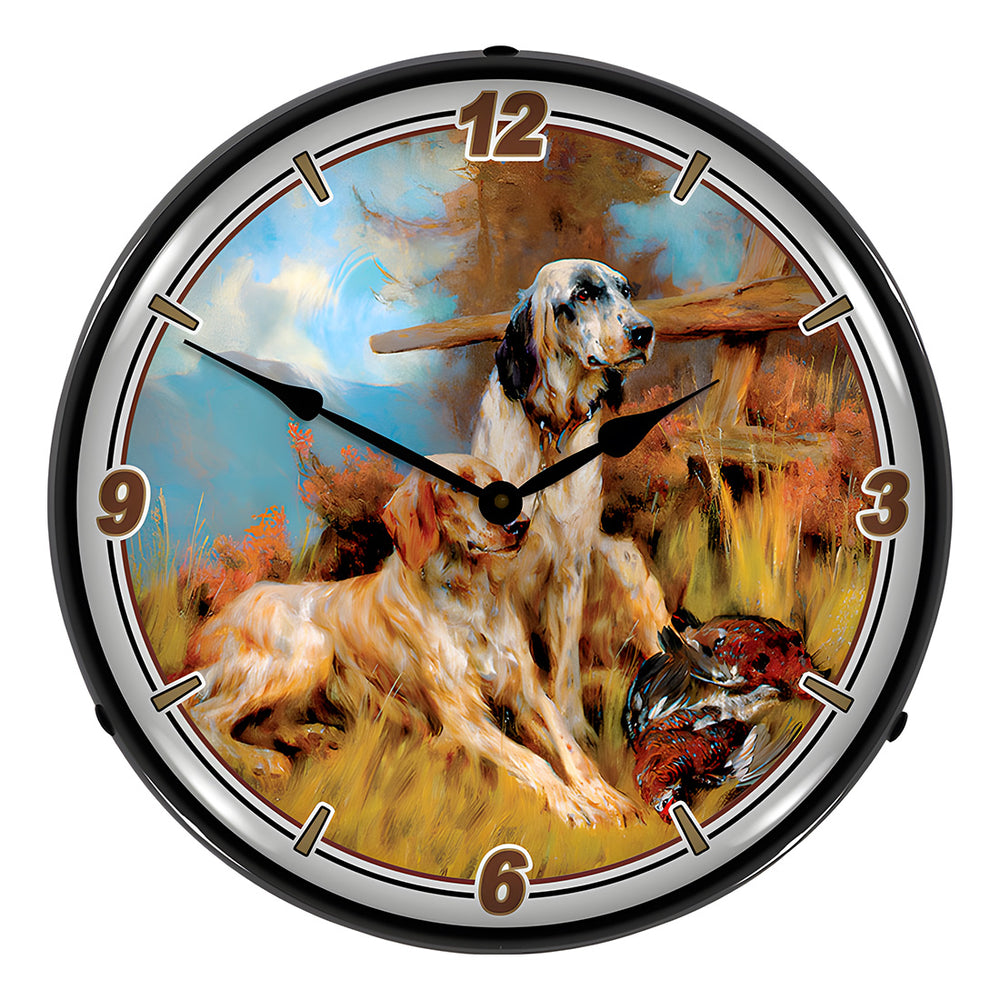 Collectable Sign and Clock After the Hunt Backlit Wall Clock