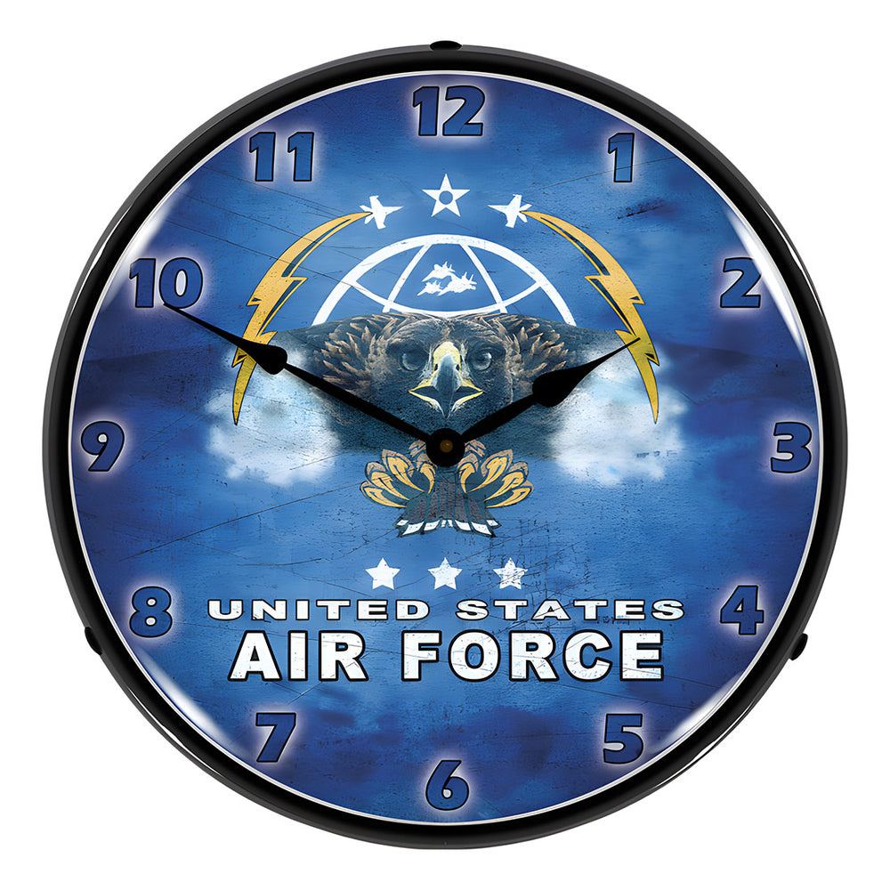 Collectable Sign and Clock United States Air Force Backlit Wall Clock-1407526-Garage Giant