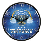 Collectable Sign and Clock United States Air Force Backlit Wall Clock-1407526-Garage Giant 