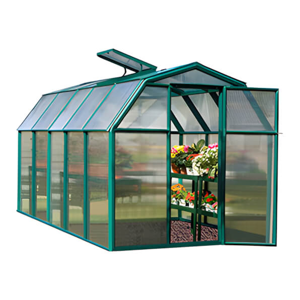 Rion EcoGrow 2 Series 6' x 10' Greenhouse Kit-HG7010-Garage Giant