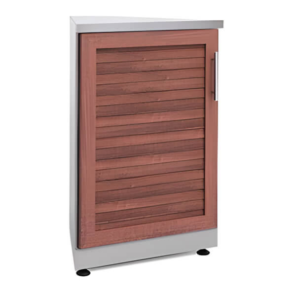 NewAge Outdoor Kitchens Grove 45-Degree Corner Cabinet (2-Pack)-65605-Garage Giant