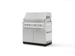 NewAge Outdoor Kitchens Stainless Steel 2-Piece Cabinet set with Grill Cabinet and Platinum Grill-74811-Garage Giant 