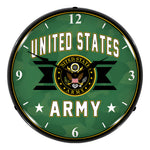 Collectable Sign and Clock United States Army Backlit Wall Clock-1503586-Garage Giant 