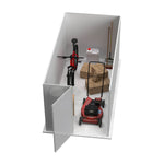 Absco Durango  5' x 10' Metal Bike Shed - Monument 