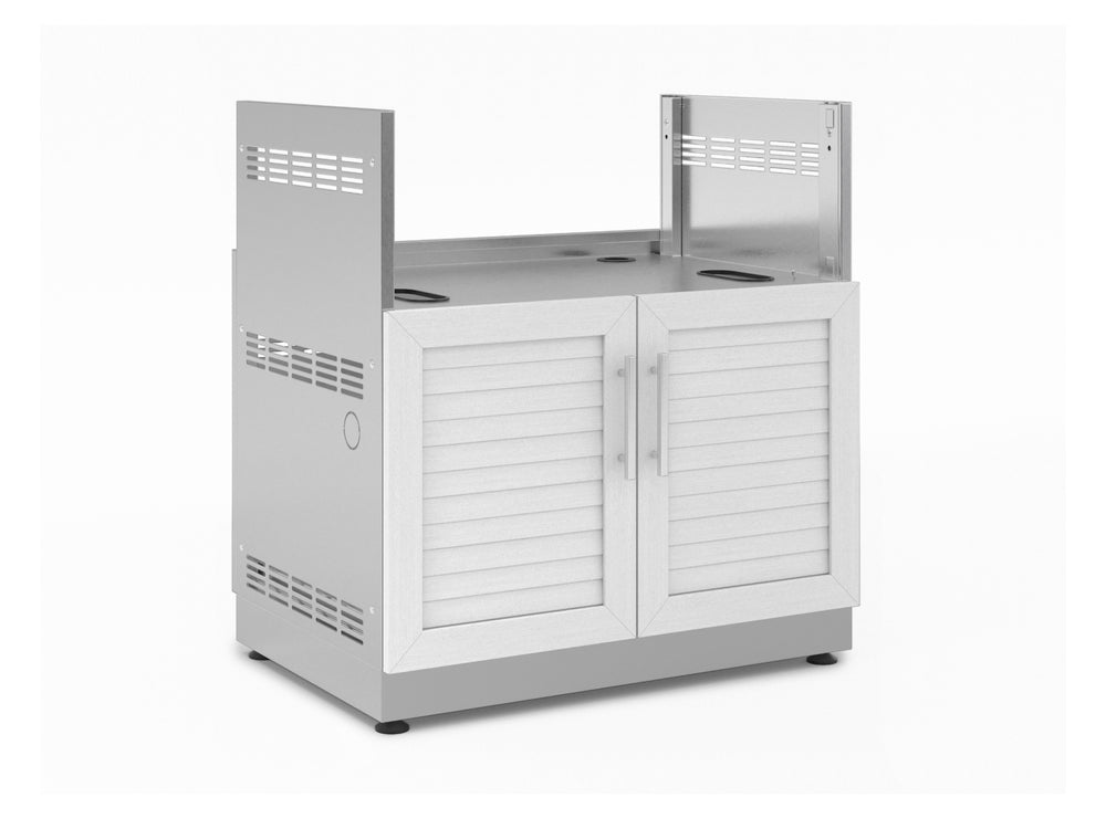 NewAge Outdoor Kitchens Classic Stainless Steel Gas Grill Cabinet-70412-Garage Giant
