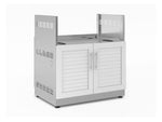 NewAge Outdoor Kitchens Classic Stainless Steel Gas Grill Cabinet-70412-Garage Giant 