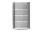 NewAge Garage Cabinets Bold Series 36in RTA Locker in Platinum-49321-Garage Giant 