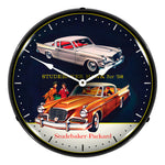 Collectable Sign and Clock 1958 Studebaker Hawk Backlit Wall Clock-1611676-Garage Giant 