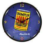 Collectable Sign and Clock Champlin Oil Backlit Wall Clock-1611678-Garage Giant 