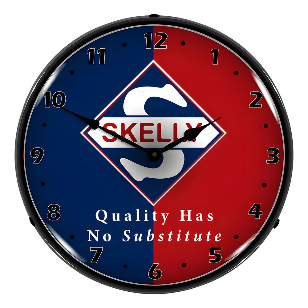 Collectable Sign and Clock Skelly Quality Has No Substitute Backlit Wall Clock-1611682-Garage Giant