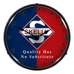 Collectable Sign and Clock Skelly Quality Has No Substitute Backlit Wall Clock-1611682-Garage Giant 