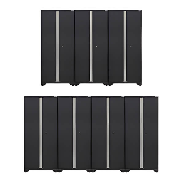 NewAge Garage Cabinets 7 x BOLD Series Grey Lockers-50004-7-Garage Giant