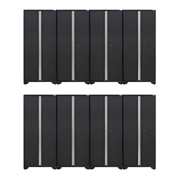 NewAge Garage Cabinets 8 x BOLD Series Grey Lockers-50004-8-Garage Giant