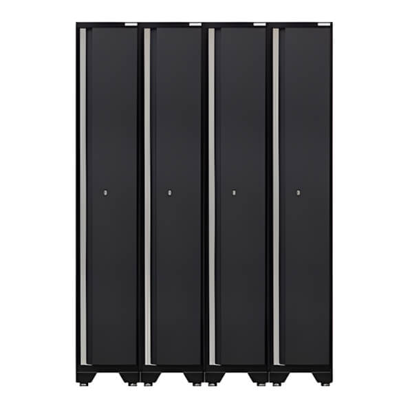 NewAge Garage Cabinets 4 x PRO Series Grey Sports Lockers-52006-4-Garage Giant