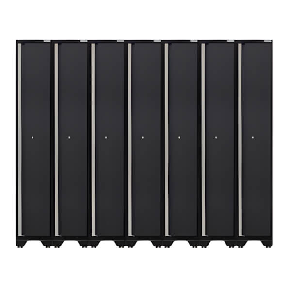NewAge Garage Cabinets 7 x PRO Series Grey Sports Lockers-52006-7-Garage Giant