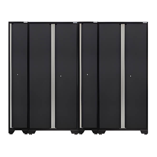 NewAge Garage Cabinets PRO Series Grey 2 x Multi-Use Lockers and 2 x Sports Lockers Set-2 x 52005 + 2 x 52006-Garage Giant