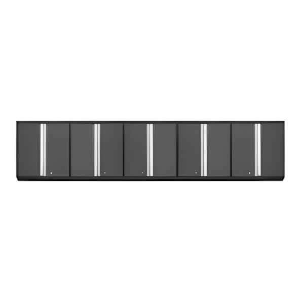 NewAge Garage Cabinets 5 x PRO Series Grey Tall Wall Cabinets-52015-5-Garage Giant