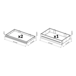 Dragonfire Tools Pro Series 17-Drawer 7-Foot Workbench (Grey) 