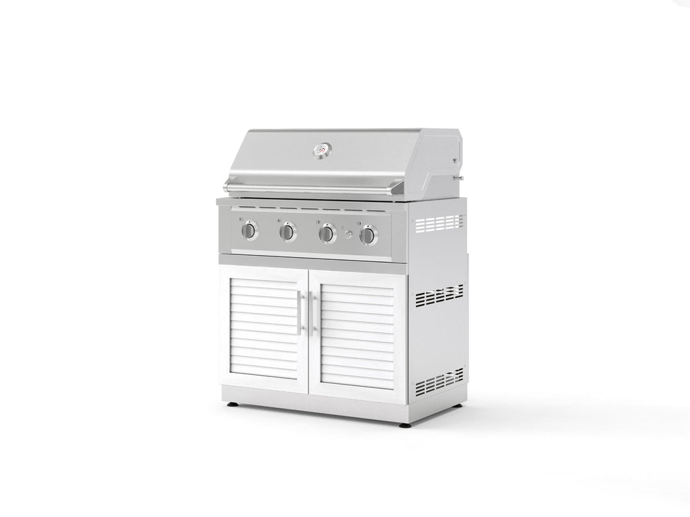 NewAge Outdoor Kitchens Stainless Steel 2-Piece Cabinet set with Grill Cabinet and Performance Grill-72919-Garage Giant