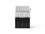 NewAge Outdoor Kitchens Aluminum 2-Piece Cabinet Set with Grill Cabinet and Platinum Grill-72912-Garage Giant 