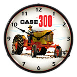 Collectable Sign and Clock Case 300 Tractor Backlit Wall Clock-1806848-Garage Giant 