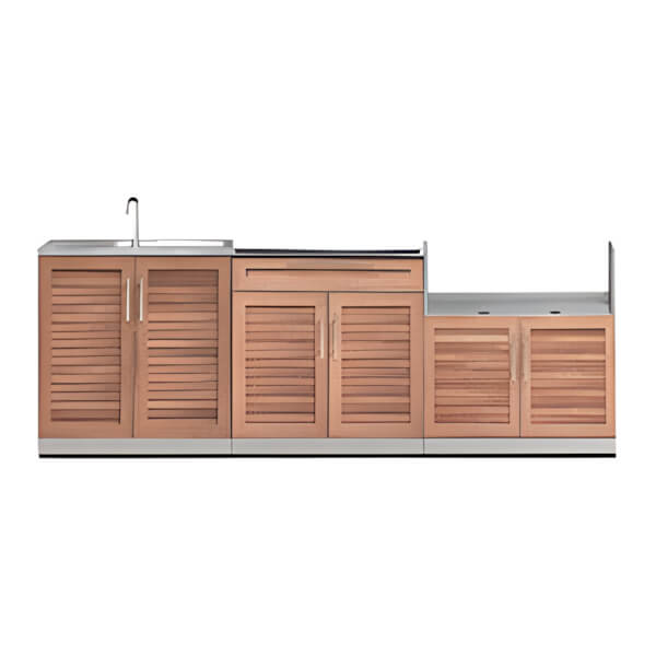 NewAge Outdoor Kitchens Grove 3-Piece Outdoor Kitchen Set