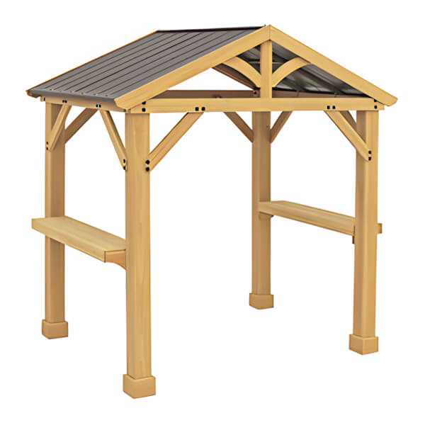 Yardistry Meridian Grilling Pavilion-YM11931-Garage Giant