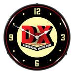 Collectable Sign and Clock DX Lubricating Motor Fuel Backlit Wall Clock-1902877-Garage Giant 