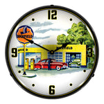 Collectable Sign and Clock Richfield Gas Station Backlit Wall Clock-1902888-Garage Giant 