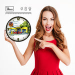 Collectable Sign and Clock Richfield Gas Station Backlit Wall Clock-1902888-Garage Giant 