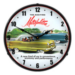 Collectable Sign and Clock 1955 Metropolitan Backlit Wall Clock-1904899-Garage Giant 