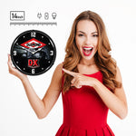 Collectable Sign and Clock DX Lubricating Motor Fuel Backlit Wall Clock-1904901-Garage Giant 