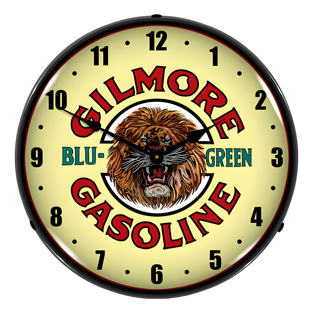 Collectable Sign and Clock Gilmore Gas Backlit Wall Clock-1904902-Garage Giant