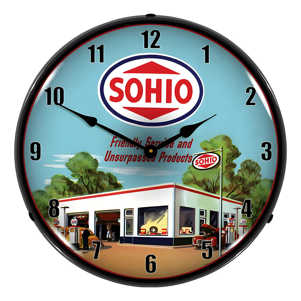 Sohio Gas Station Clock