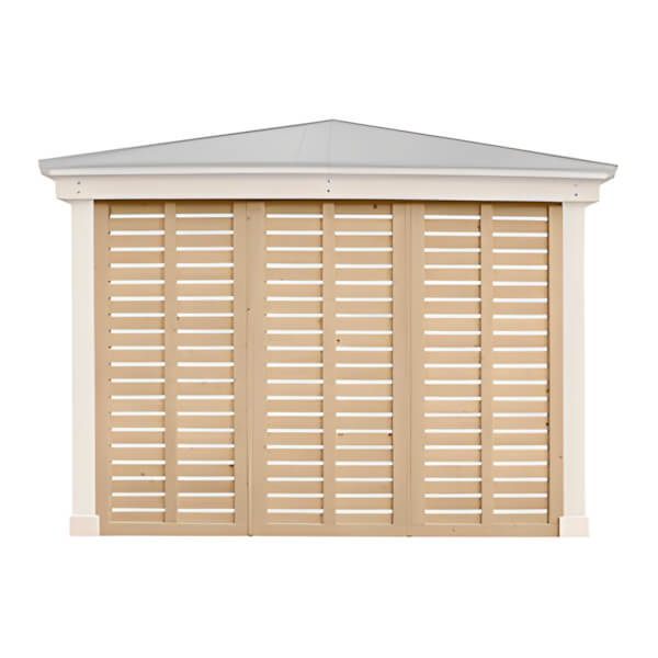 Yardistry 12-Foot Meridian Privacy Wall-YM11804-Garage Giant
