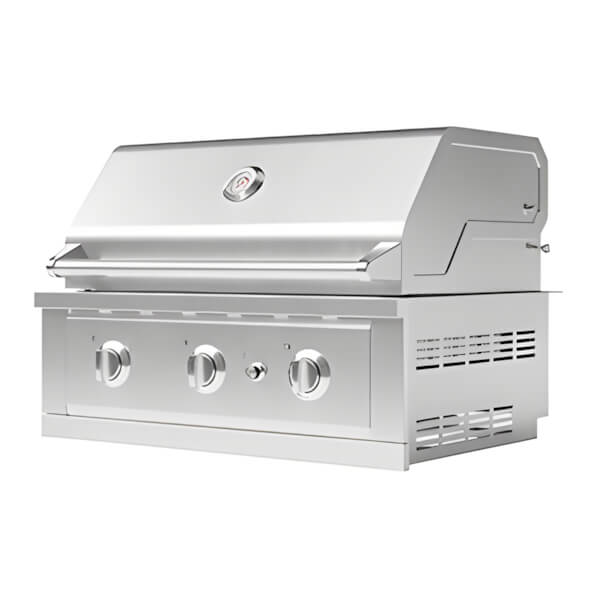 NewAge Outdoor Kitchens 33-Inch Natural Gas 3-Burner Grill (Performance Model)-66980-Garage Giant