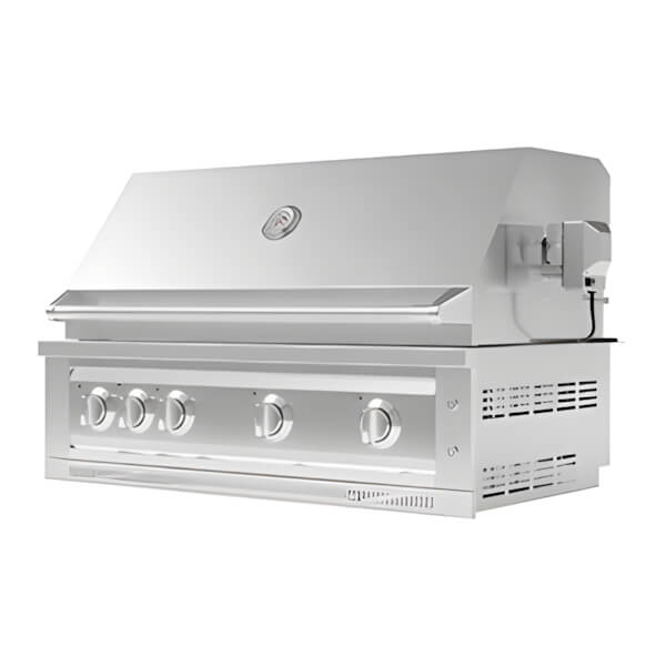 NewAge Outdoor Kitchens 40-Inch Liquid Propane 5-Burner Grill (Platinum Model)-66911-Garage Giant