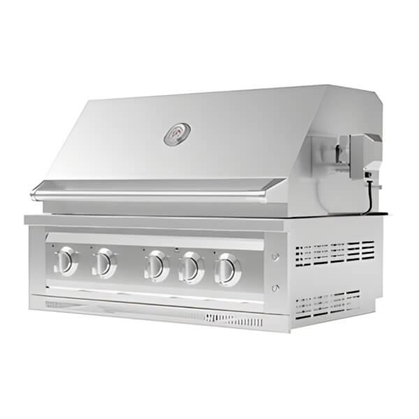 NewAge Outdoor Kitchens 36-Inch Liquid Propane 5-Burner Grill (Platinum Model)-66913-Garage Giant