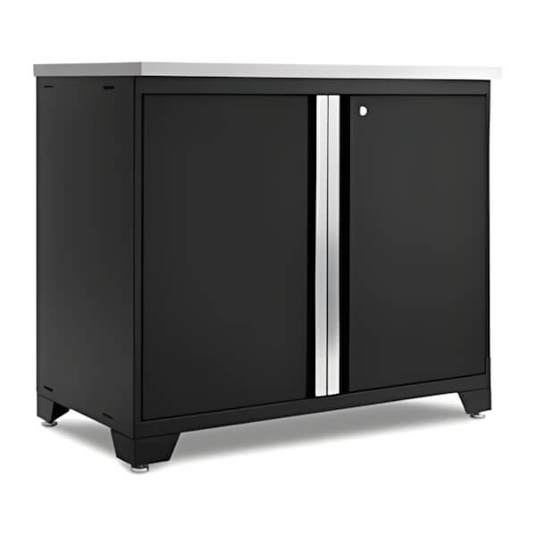 NewAge Garage Cabinets PRO Series Black 42 in. Sink Cabinet without Faucet-52888-Garage Giant