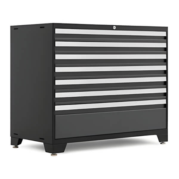 NewAge Garage Cabinets PRO Series Grey 42 in. 7-Drawer Tool Cabinet-52648-Garage Giant