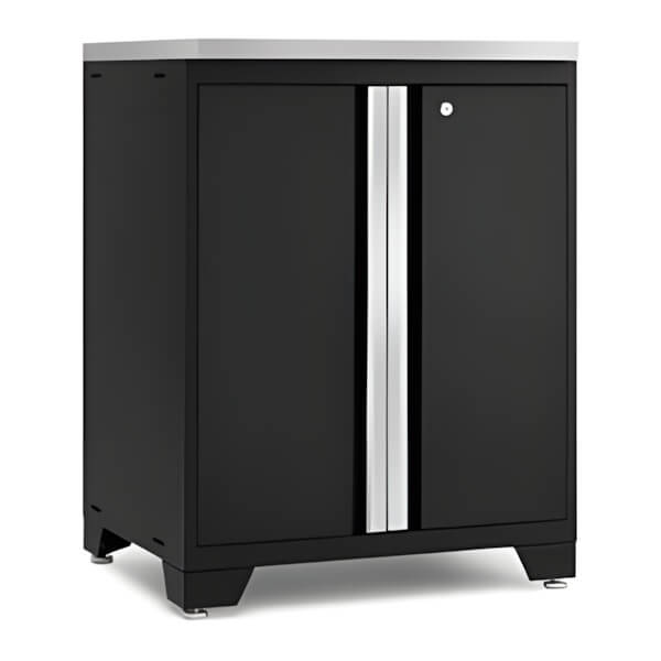 NewAge Garage Cabinets PRO Series Black 28 in. Sink Cabinet without Faucet-52889-Garage Giant