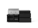 NewAge Outdoor Kitchens Stainless-Steel 4-Piece Cabinet Set with 3 Drawer, Grill Cabinet, Platinum Griddle and Countertop-75180-Garage Giant 