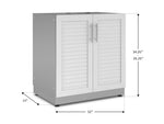 NewAge Outdoor Kitchens Stainless Steel 2-Door Cabinet-70405-Garage Giant 