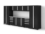 NewAge Garage Cabinets Bold Series XL 12-Piece Garage Cabinets Set with Tool, Base, Wall Cabinets and 30 in. Lockers-64041-Garage Giant 