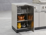 NewAge Outdoor Kitchens Classic Series 4-Piece Griddle Island · 304 Stainless Steel · SS Door · Platinum Griddle 